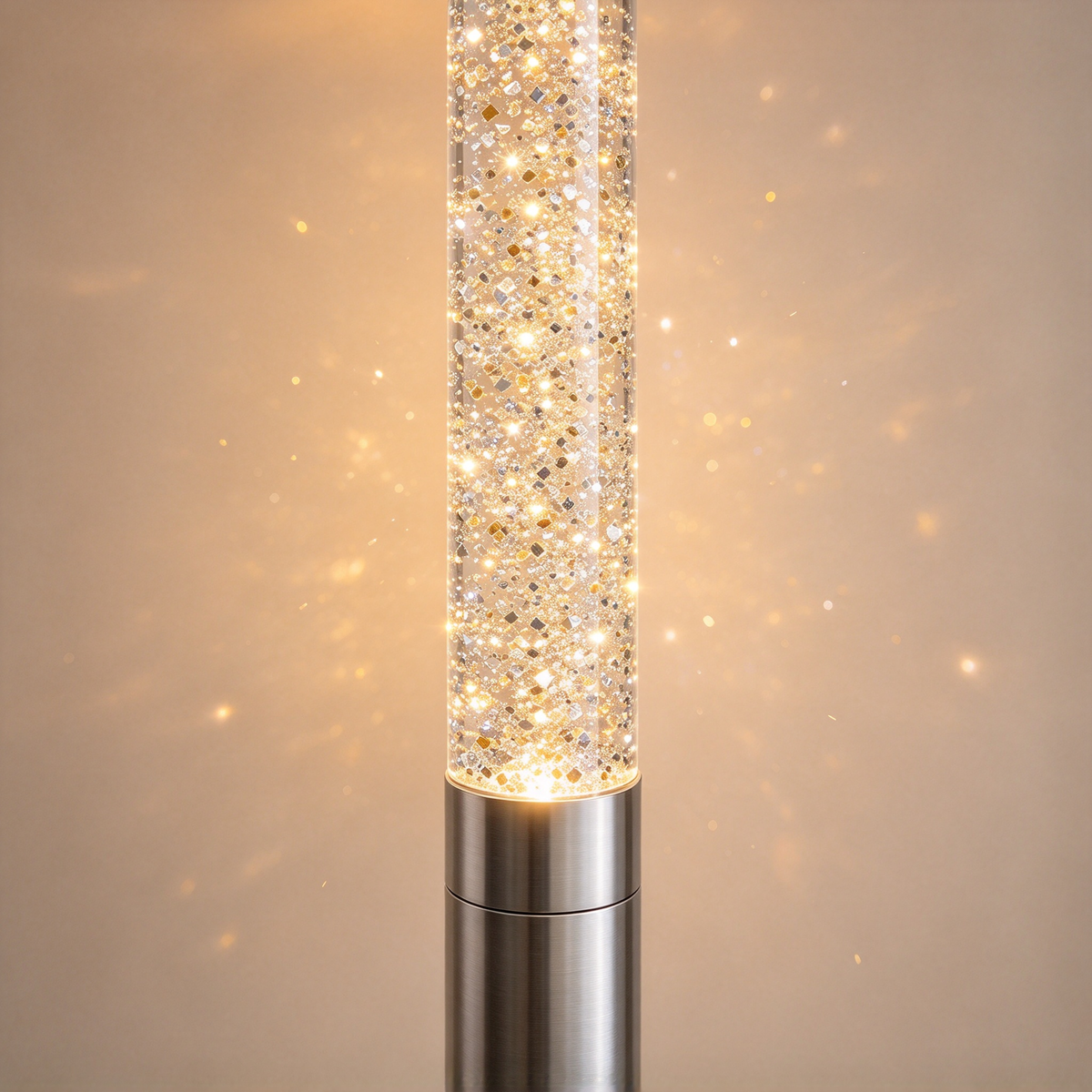 š Ambient Lighting | Crystal & Metal Design | Living Space Decor | Stylish Gift Choice | Glitter Flow Glow