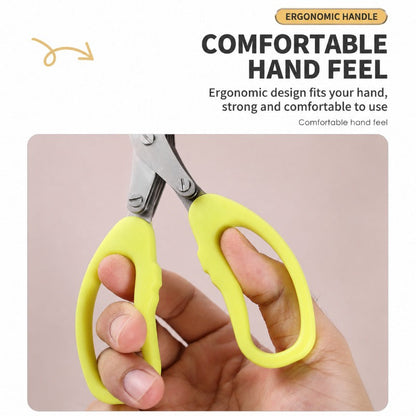 ✂️Ergonomic 5-Blade Kitchen Scissors