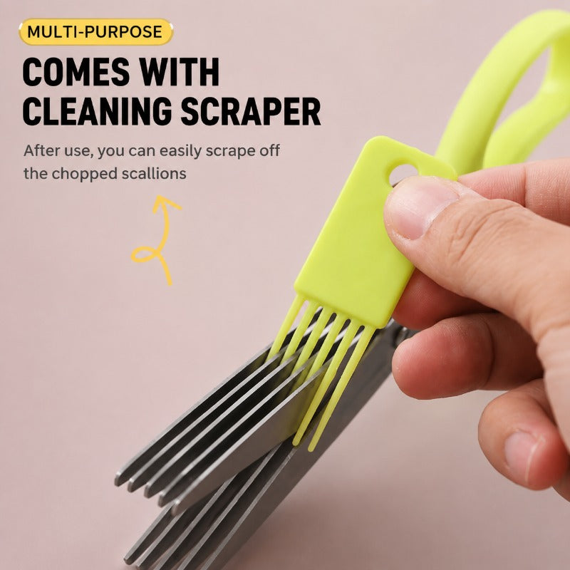 ✂️Ergonomic 5-Blade Kitchen Scissors