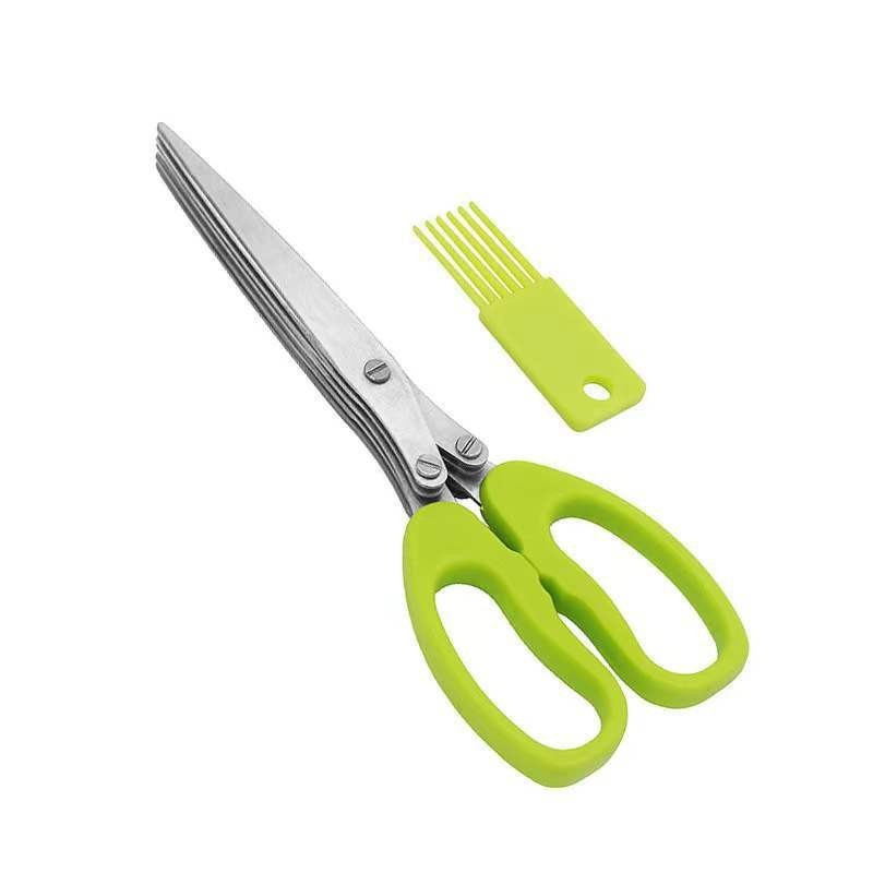 ✂️Ergonomic 5-Blade Kitchen Scissors