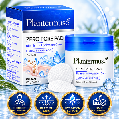 🌱Zero Pore Pads – Dual-Texture AHA + BHA Pore Care Pads