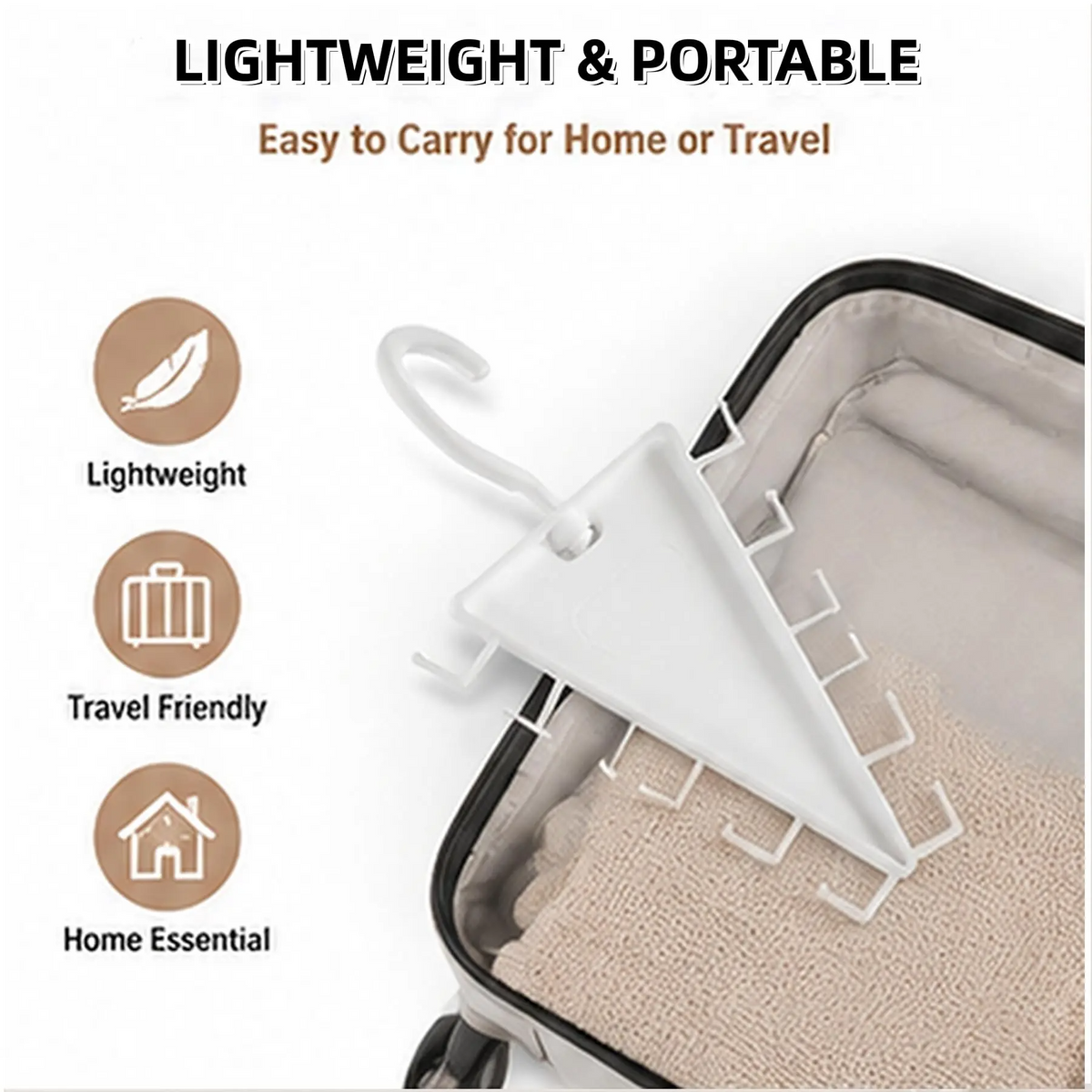 ♾️360° Rotating Vertical Closet Organizer Hanger