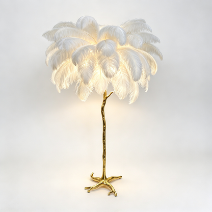 🪶 Ambient Lighting | Feather & Brass Design | Bedroom Decor | Cozy Home Lovers | Dreamy Soft Glow