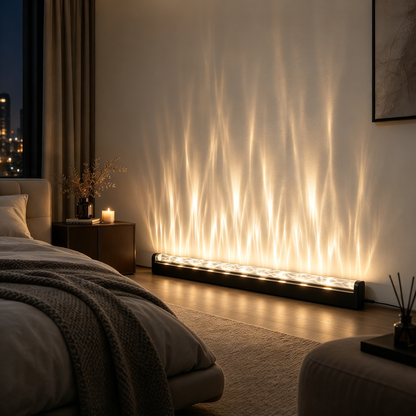 🌙 Ambient Lighting | Acrylic & LED Design | Bedroom Decor | Modern Gift Choice | 3D Wave Glow