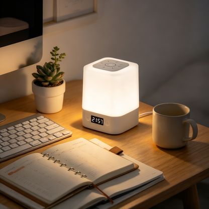 🌙 Smart Lighting | ABS & Silicone Design | Bedroom Decor | Cozy Gift Choice | Soft Night Glow
