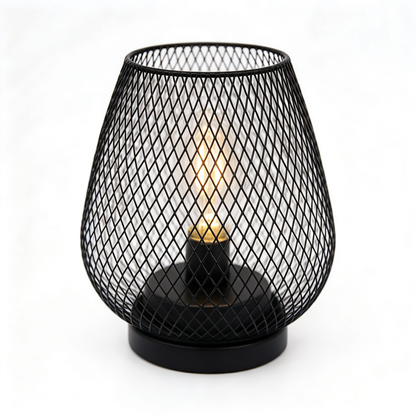 🖤 Modern Lighting | Iron Mesh Craft | Bedroom Decor | Stylish Gift Choice | Cozy Shadow Glo