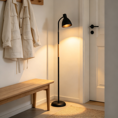 🖤 Modern Lighting | Metal & Wood Craft | Bedroom Decor | Stylish Gift Choice | Warm Ambient Glow