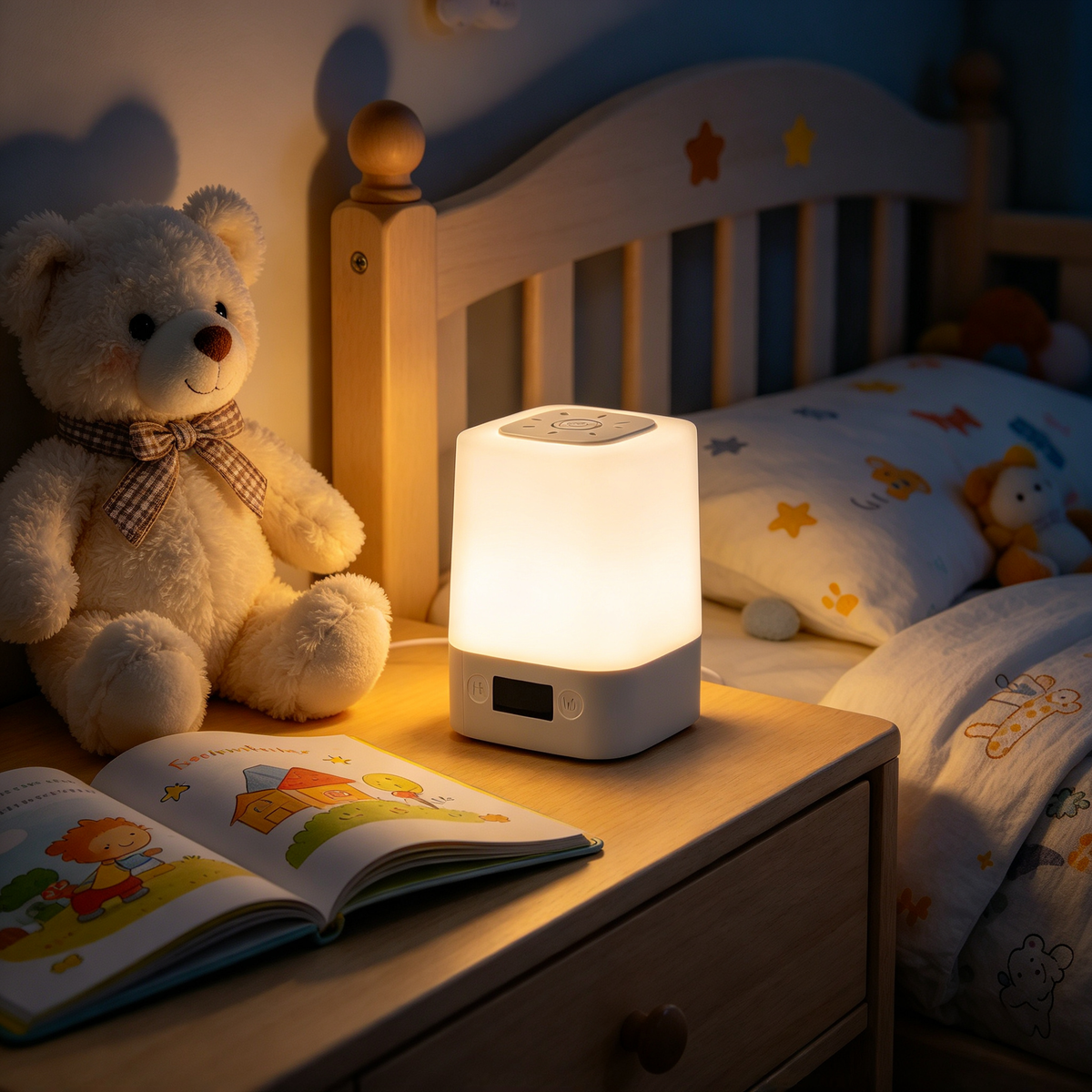 🌙 Smart Lighting | ABS & Silicone Design | Bedroom Decor | Cozy Gift Choice | Soft Night Glow