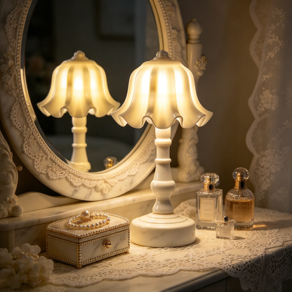 💡 Vintage Lighting | Ceramic & Metal Craft | Bedroom Accent | Elegant Gift Choice | Soft Classic Glow