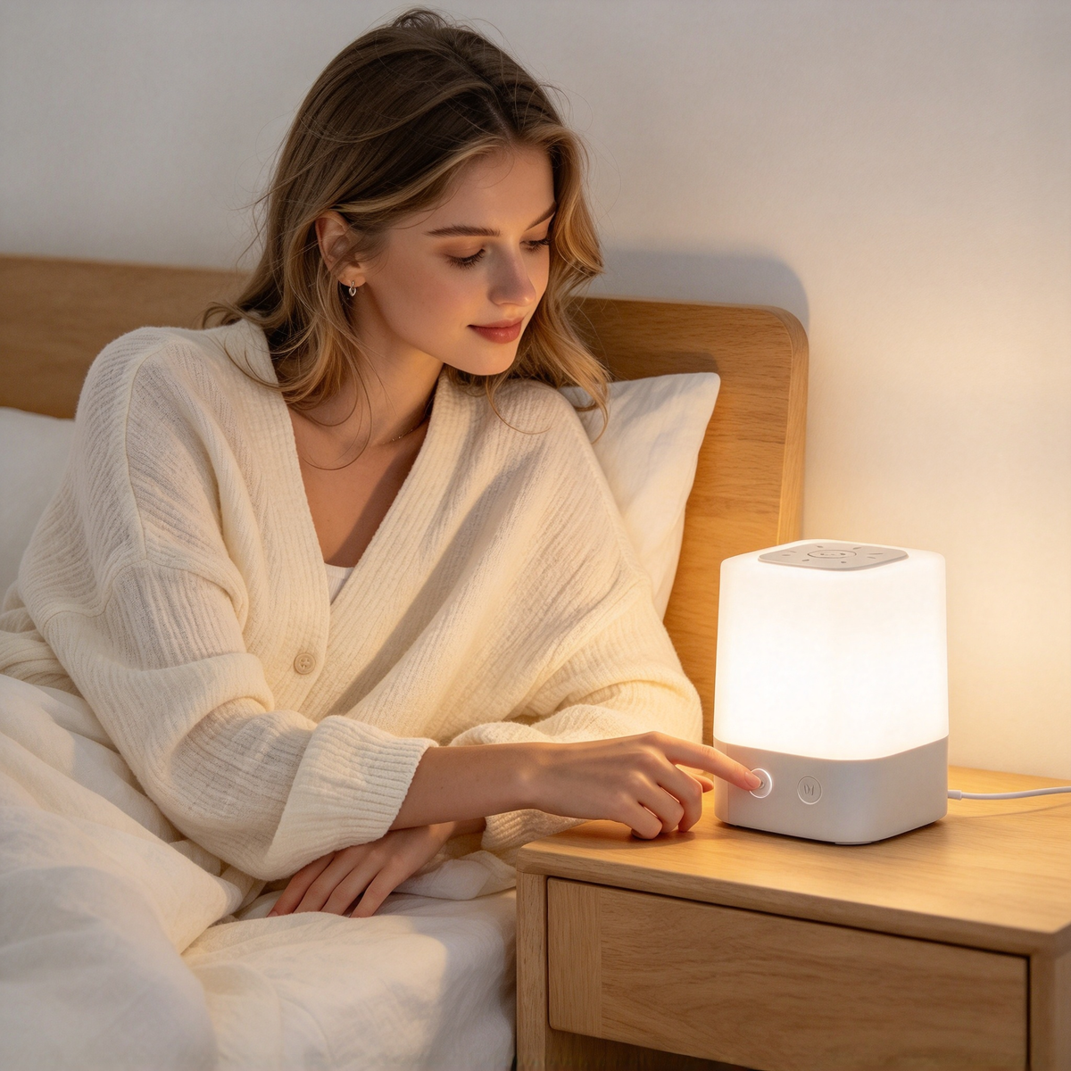 🌙 Smart Lighting | ABS & Silicone Design | Bedroom Decor | Cozy Gift Choice | Soft Night Glow