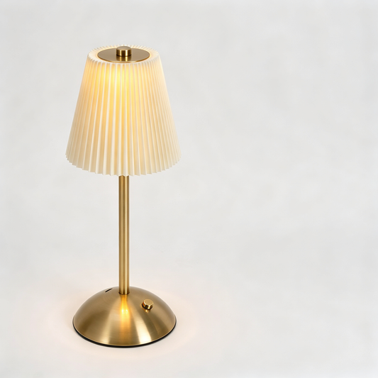 ✨ Modern Lighting | Fabric & Metal Craft | Bedroom Decor | Elegant Gift Choice | Soft Pleated Glow