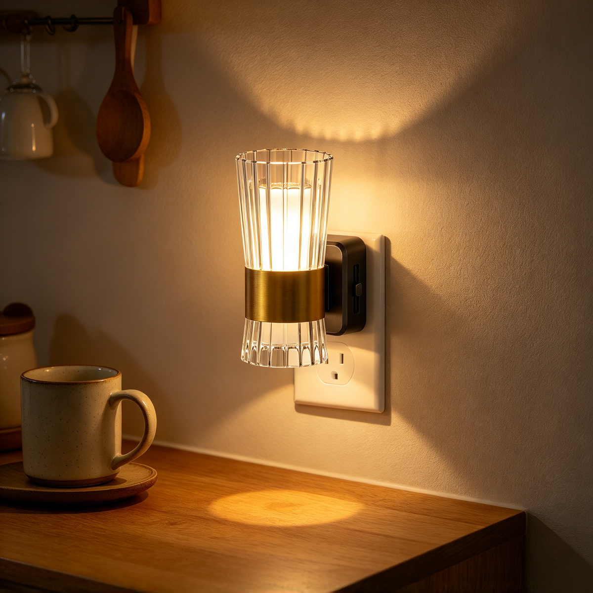 ✨ Home Lighting | Crystal Glass Design | Bedroom & Living Room Decor | Cozy Warm Glow
