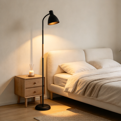 🖤 Modern Lighting | Metal & Wood Craft | Bedroom Decor | Stylish Gift Choice | Warm Ambient Glow
