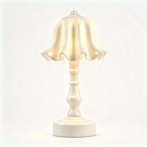 💡 Vintage Lighting | Ceramic & Metal Craft | Bedroom Accent | Elegant Gift Choice | Soft Classic Glow