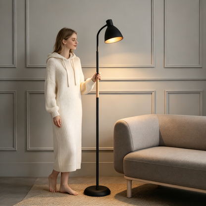 🖤 Modern Lighting | Metal & Wood Craft | Bedroom Decor | Stylish Gift Choice | Warm Ambient Glow