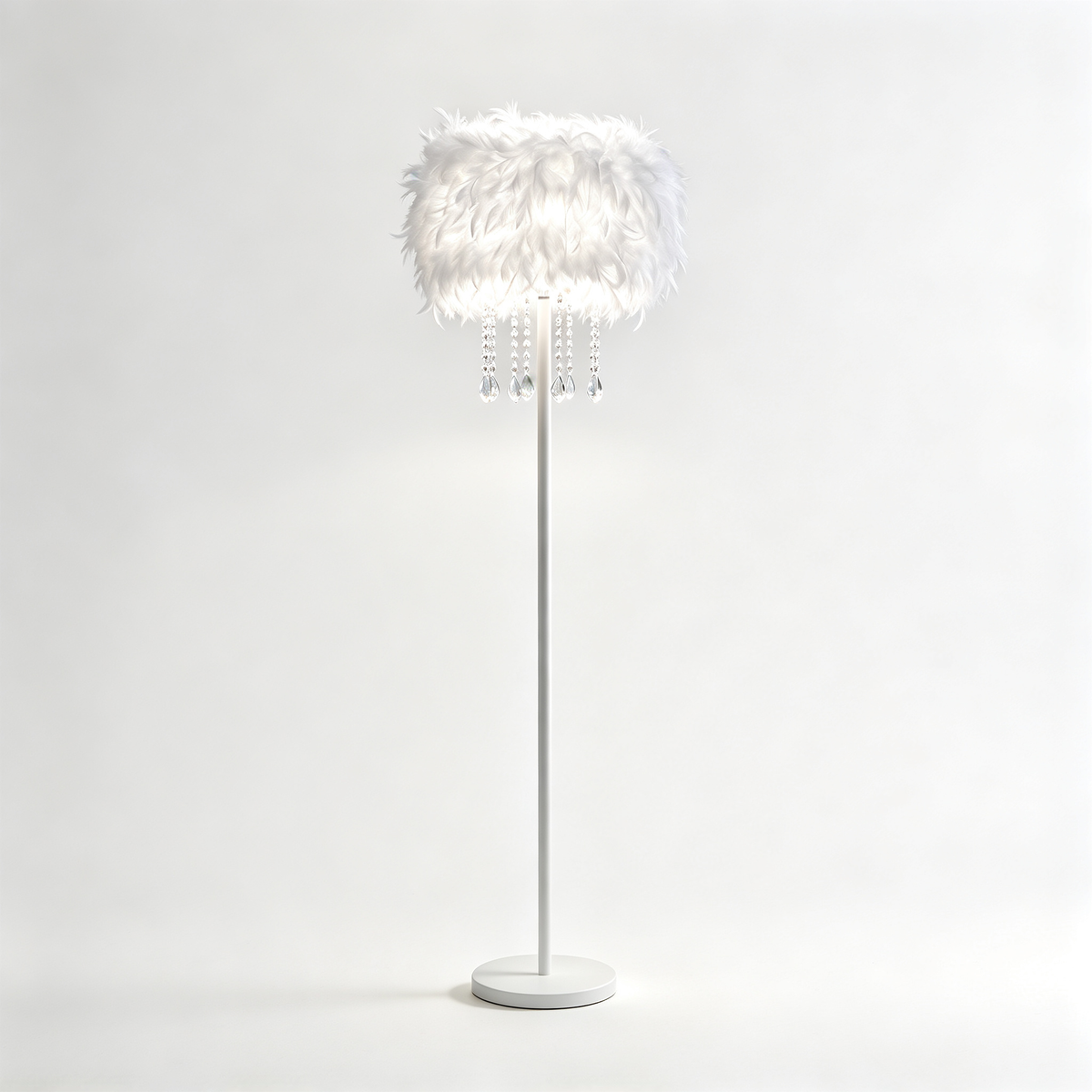 🪶 Decorative Lighting | Feather & Crystal Design | Bedroom Decor | Home Lovers | Elegant Soft Glow