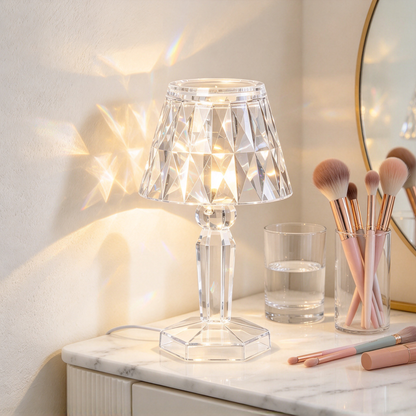 ✨ Luxury Lighting | Crystal Acrylic Craft | Bedroom Decor | Elegant Gift Choice | Diamond Sparkle Glow