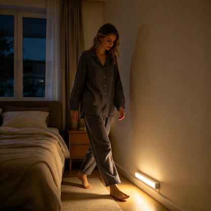 💡 Smart Lighting | Aluminum & LED Design | Bedroom Decor | Practical Gift Choice | Motion Sensor Glow