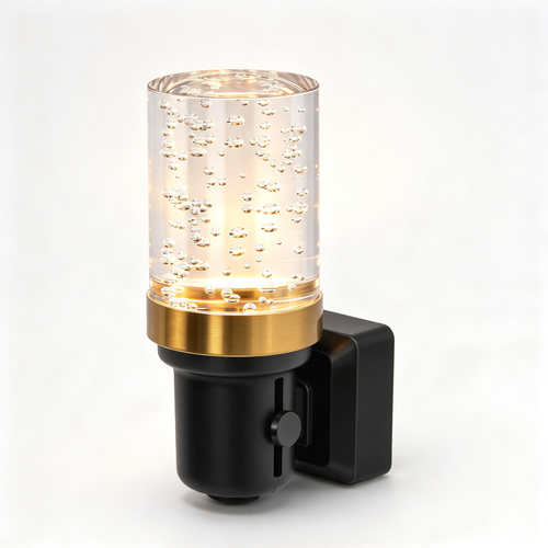 ✨ Home Lighting | Crystal Acrylic & Metal Design | Bedroom Decor | Cozy Gift Choice | Soft Sensor Glow