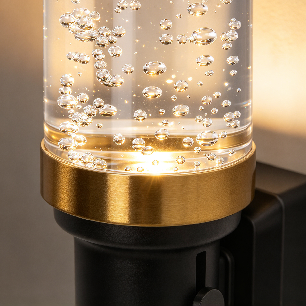 ✨ Home Lighting | Crystal Acrylic & Metal Design | Bedroom Decor | Cozy Gift Choice | Soft Sensor Glow