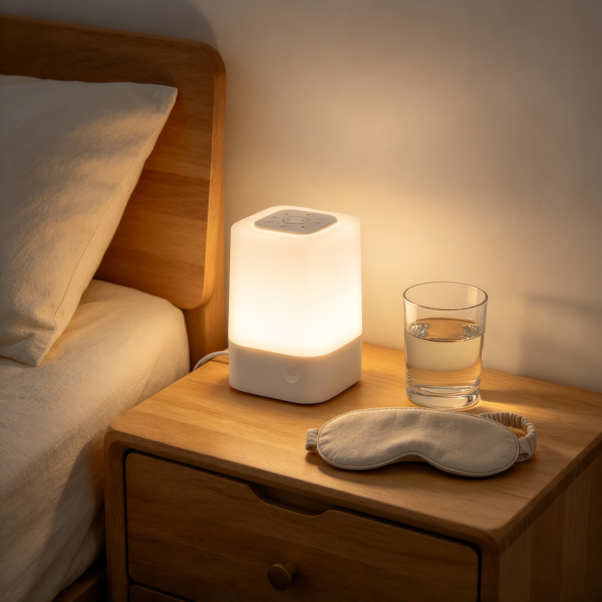 🌙 Smart Lighting | ABS & Silicone Design | Bedroom Decor | Cozy Gift Choice | Soft Night Glow