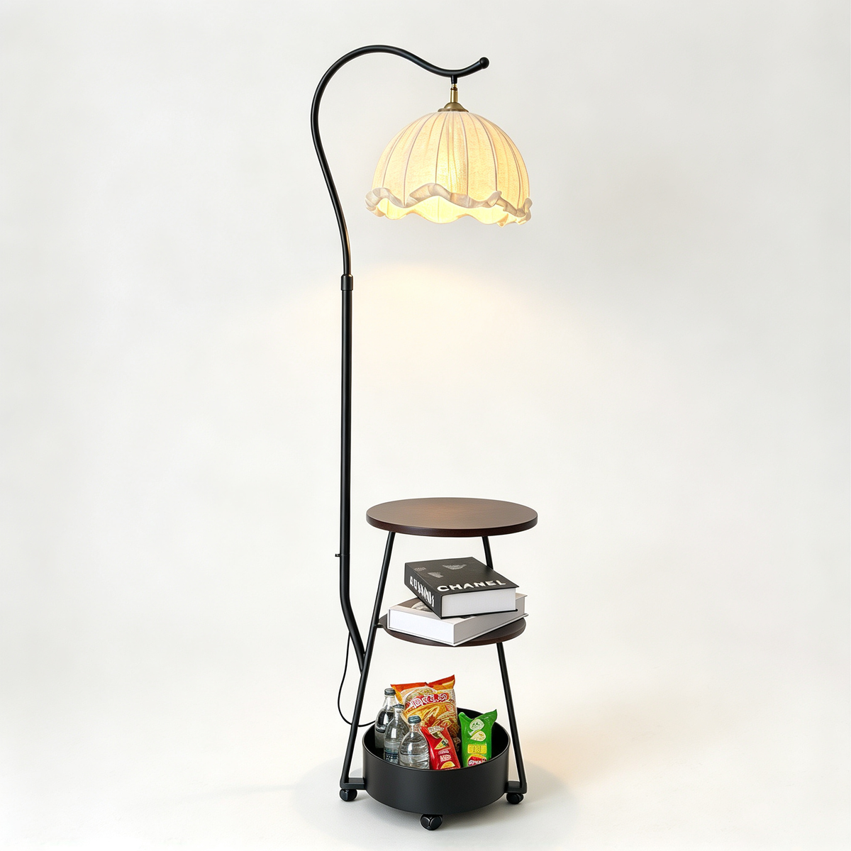 🏡 Vintage Lighting | Metal & Fabric Design | Living Room Accent | Home Lovers | Elegant Retro Glow