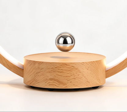 ✨ Ambient Lighting | Wood & Acrylic Design | Bedroom Decor | Cozy Gift Choice | Floating Ring Glow